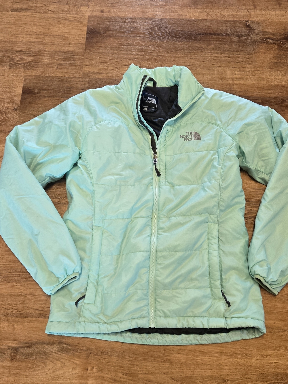 The North Face Women's Mint Green Insulated Jacket Medium Lightweight